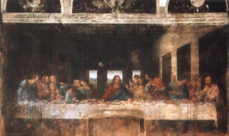 LEONARDO da Vinci The Last Supper Sweden oil painting art